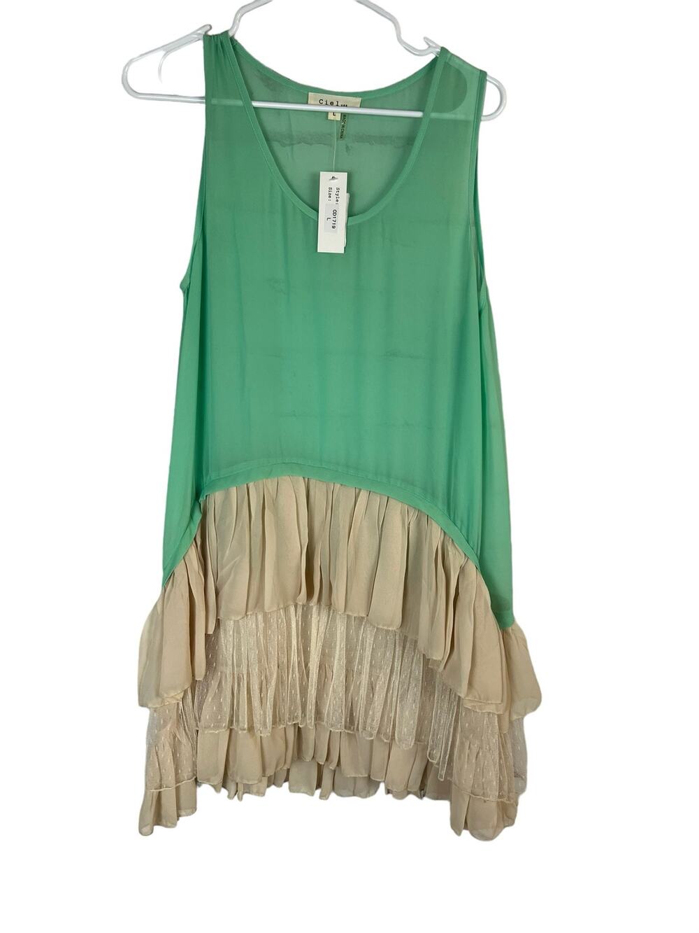 Ciel size L large NWT  New 1719 extender in neon extender camisole